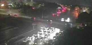 M6 Closed in Both Directions Due to Lorry Incident on Thelwall Viaduct news-01102024-003040