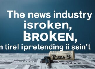 The News Business Is Broken, and I’m Tired of Pretending It’s Not The news industry is broken, and I'm tired of pretending it isn't.