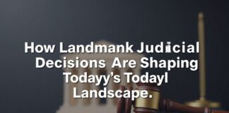 How Landmark Judicial Decisions Are Shaping Today’s Legal Landscape How Landmark Judicial Decisions Are Shaping Today's Legal Landscape