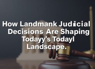 How Landmark Judicial Decisions Are Shaping Today’s Legal Landscape How Landmark Judicial Decisions Are Shaping Today's Legal Landscape